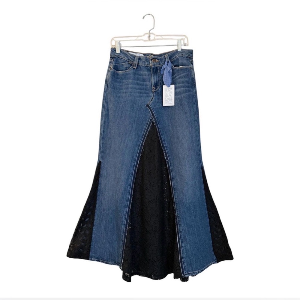 Old Navy Blue Denim Skirt